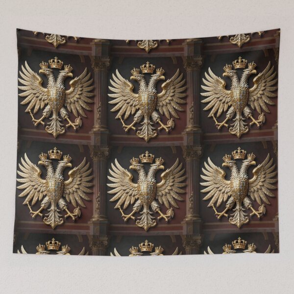 Item preview, Ornate Imperial Eagle Bas Relief Inlaid with Golde designed and sold by TaBogroupsRed.
