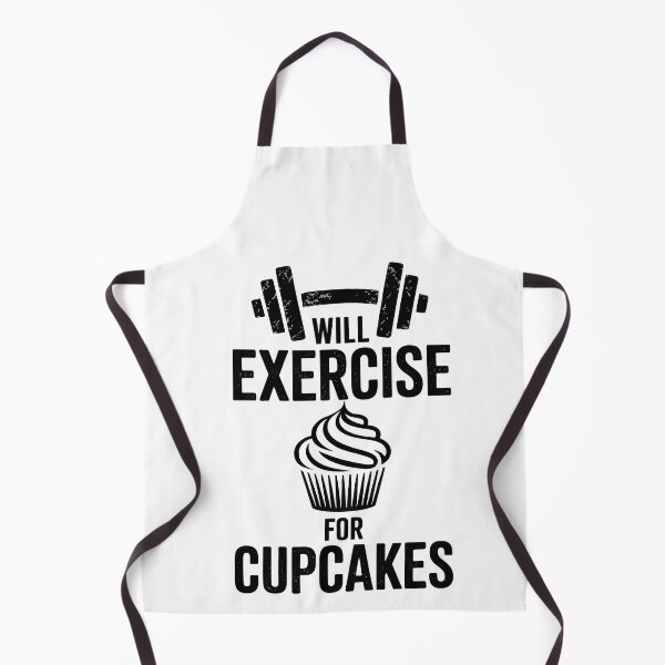 Item preview, Will Exercise for Cupcakes designed and sold by jkrphoto.