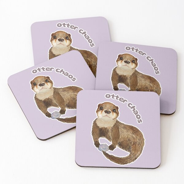 Item preview, Kelpie the Otter gives Otter Chaos designed and sold by Blackberries & Moss.