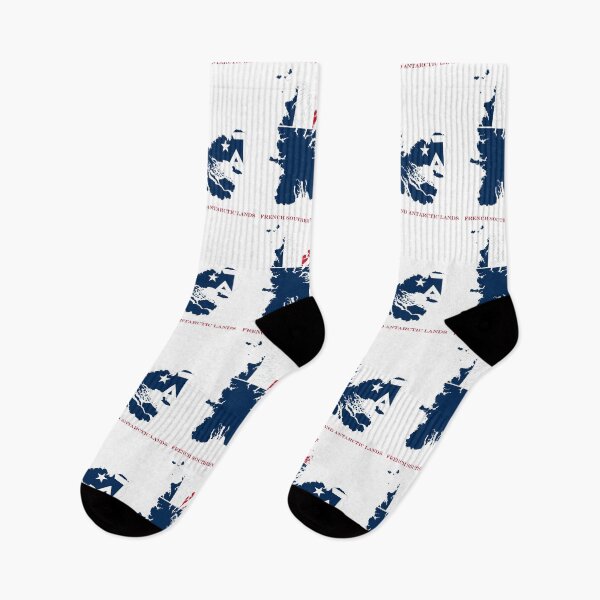 Item preview, French Southern and Antarctic Lands Map Flag Silhouette TAAF Travel Pride Gift designed and sold by NTGUILTY.