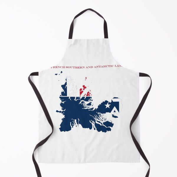 Item preview, French Southern and Antarctic Lands Map Flag Silhouette TAAF Travel Pride Gift designed and sold by NTGUILTY.