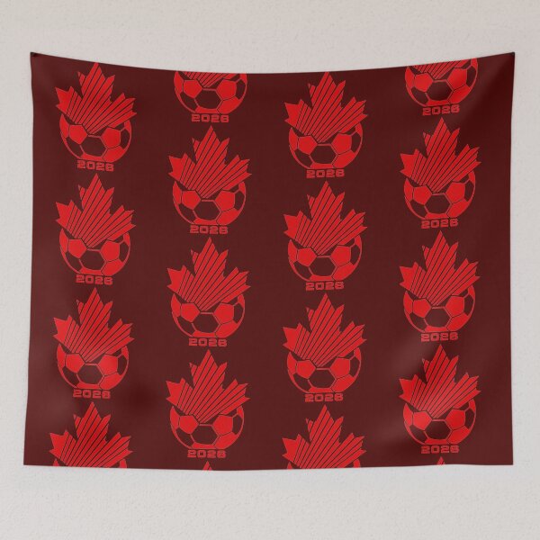 Item preview, Red Maple Leaf Soccer 2026 Emblem designed and sold by Flower Magic .