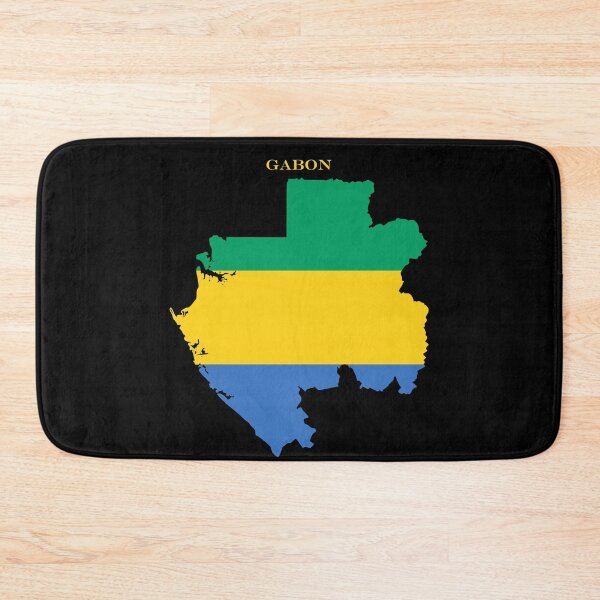 Item preview, Gabon Map Flag Silhouette Central Africa Travel Pride Gift designed and sold by NTGUILTY.