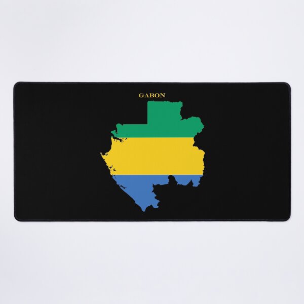 Item preview, Gabon Map Flag Silhouette Central Africa Travel Pride Gift designed and sold by NTGUILTY.