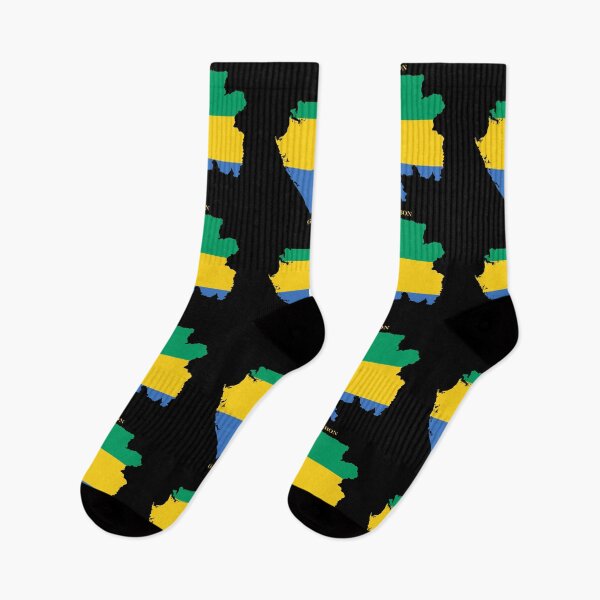 Item preview, Gabon Map Flag Silhouette Central Africa Travel Pride Gift designed and sold by NTGUILTY.