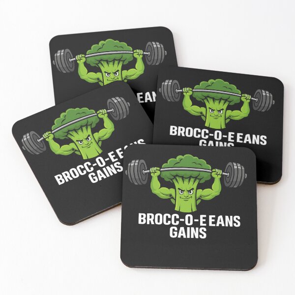 Item preview, True Brocc-O-Lee Gains: Authentic Vegan Gym Art designed and sold by Wild Hare.
