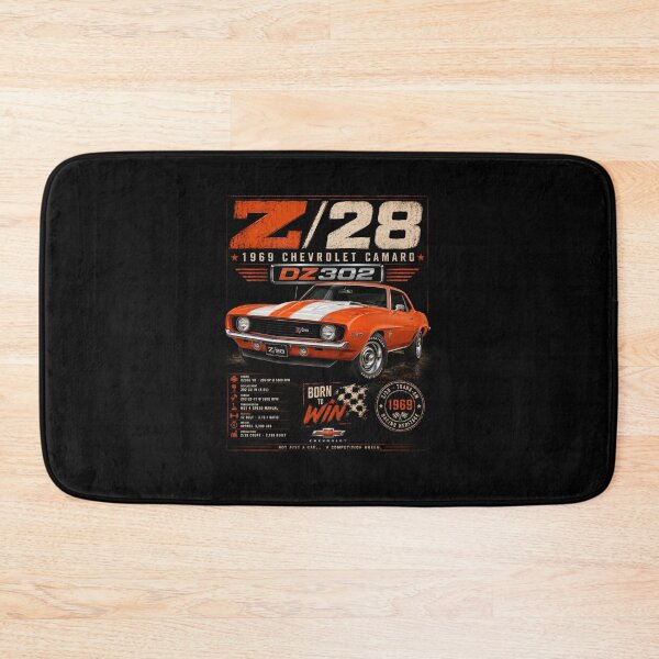 Item preview, 1969 Camaro Z/28 DZ302 Trans-Am Classic Muscle Car Vintage Art designed and sold by TheArtOfCar.