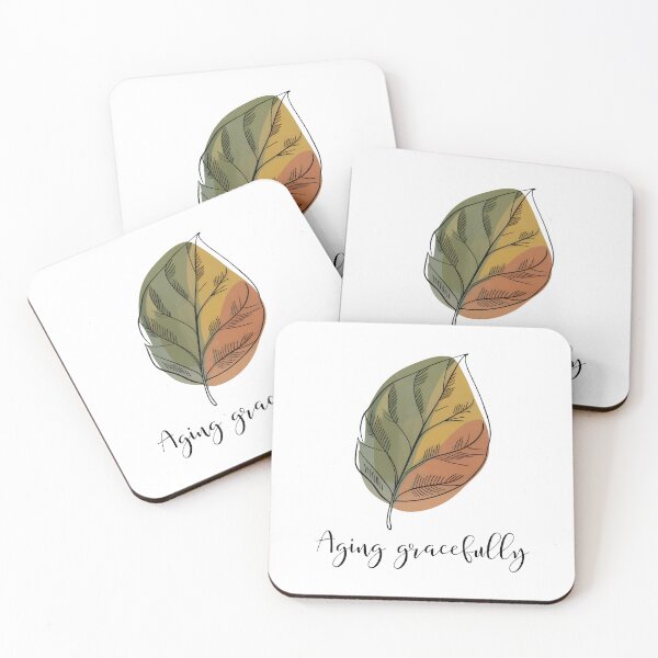 Item preview, Aging Gracefully | Vintage Botanical Leaf Autumn Minimalist Design designed and sold by ArcticFoxStudio.