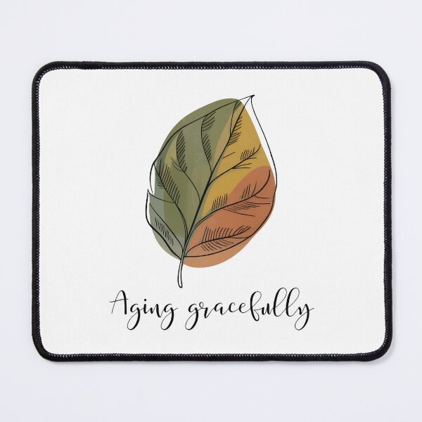 Item preview, Aging Gracefully | Vintage Botanical Leaf Autumn Minimalist Design designed and sold by ArcticFoxStudio.
