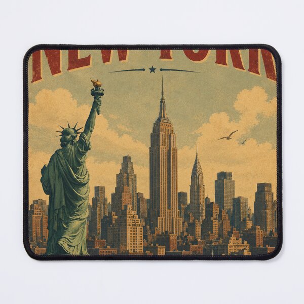 Item preview, Vintage New York City: The City That Never Stops Poster designed and sold by Clavivs.