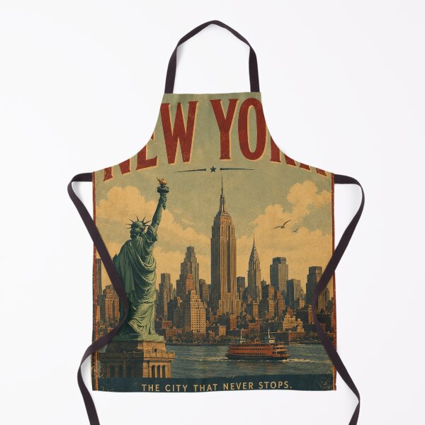 Item preview, Vintage New York City: The City That Never Stops Poster designed and sold by Clavivs.