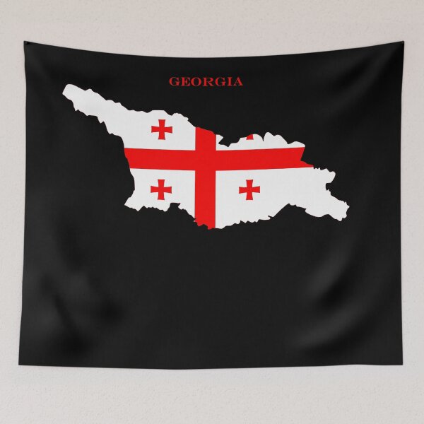 Item preview, Georgia Map Flag Silhouette Caucasus Travel Pride Gift designed and sold by NTGUILTY.