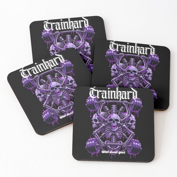 Item preview, Triple Skull Strength – Hardcore Gothic Fitness Design designed and sold by TrainHardCo.