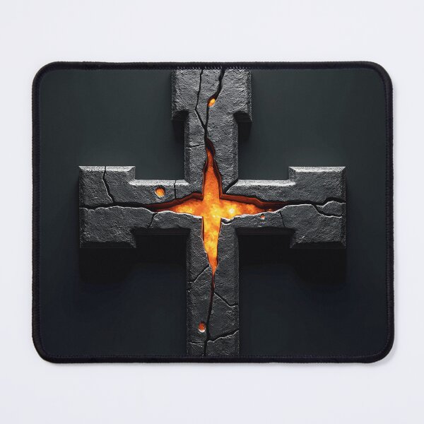 Item preview, Refined by Fire Christian Cross Design | Strength in Faith Artwork designed and sold by CovenantCross.