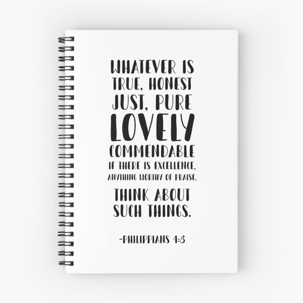Item preview, Philippians 4:8 Bible Verse designed and sold by Doodloom.
