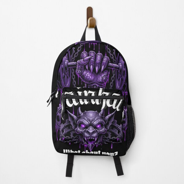 Item preview, Demon Grip Power – Dark Fantasy Weightlifting Artwork designed and sold by TrainHardCo.