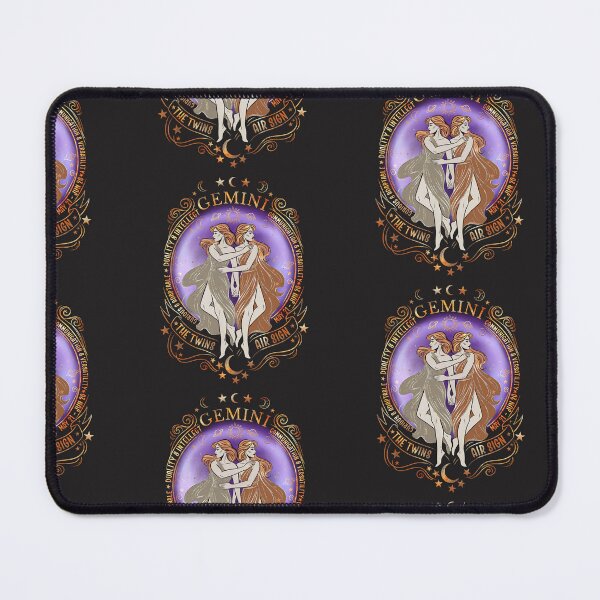 Item preview, Gemini Zodiac Art Print | The Twins | Air Sign | Astrology Wall Art | Witchy Celestial Illustration designed and sold by Ink & Kind Studio.
