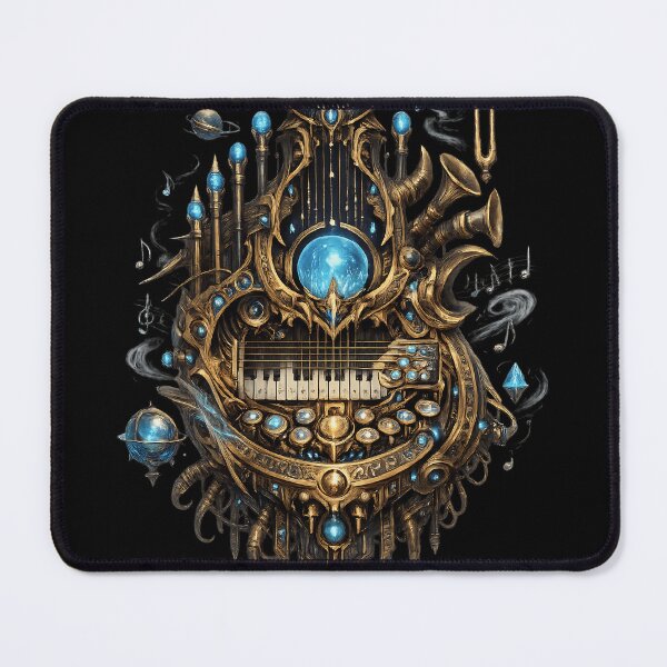 Item preview, Celestial Alien Instrument T-Shirt | Mystical Cosmic Music Graphic Tee designed and sold by XxZainStylexX.
