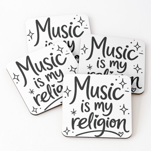 Item preview, Music Is My Religion Shirt – Best Gift for Music Lovers designed and sold by MartBook.