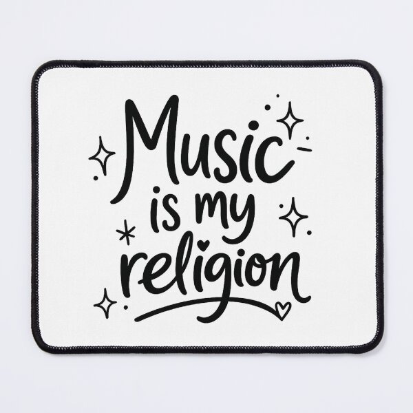 Item preview, Music Is My Religion Shirt – Best Gift for Music Lovers designed and sold by MartBook.