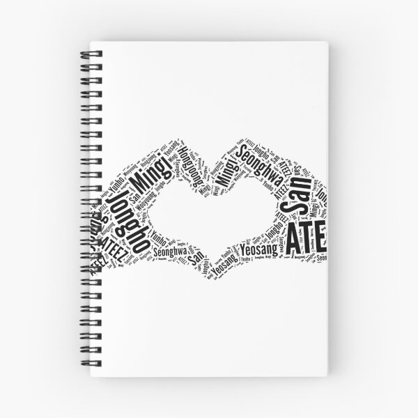 Item preview, Heart for Ateez - Kpop Merch designed and sold by Twinklekaur05.