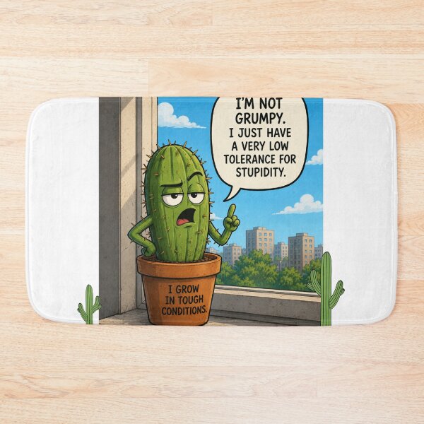 Item preview, Grumpy Cactus With Attitude designed and sold by Blueberry-art23.