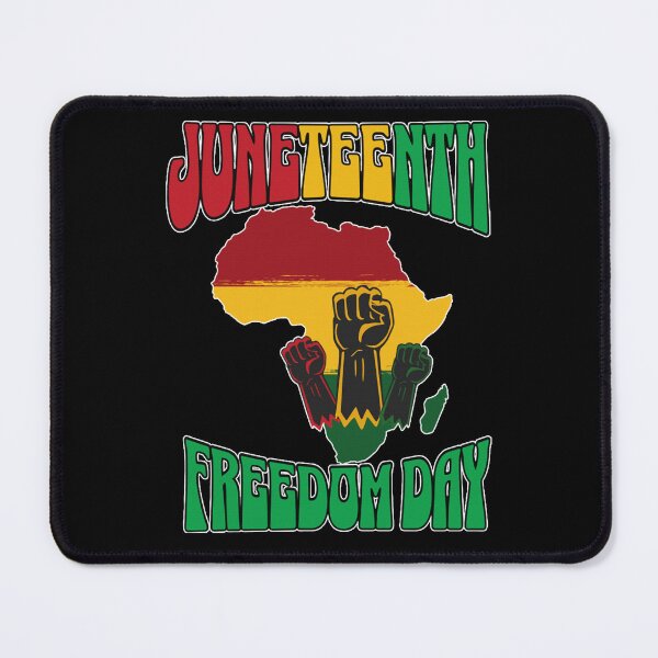 Item preview, Juneteenth Freedom Day Africa Map Black Power Fist Afrocentric Pan African designed and sold by Youngkev-arts.
