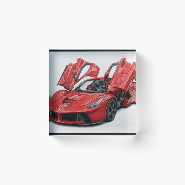 Item preview, Red Hypercar Drawing Open Door Concept 2026 Performance Art designed and sold by Tomabalagor.