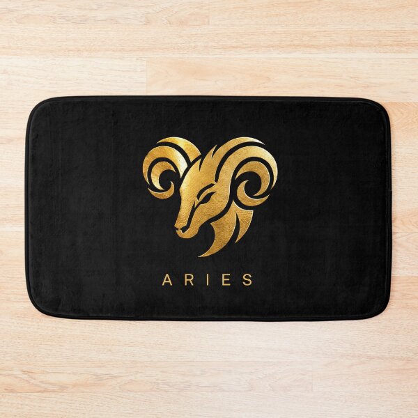 Item preview, Aries zodiac sign golden style designed and sold by CMYKStudio.