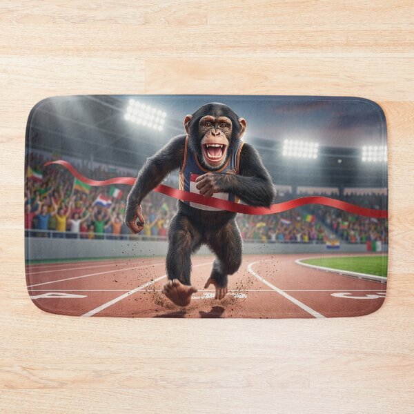 Item preview, Chimpanzee Breaks the Victory Tape designed and sold by Tridentulus.