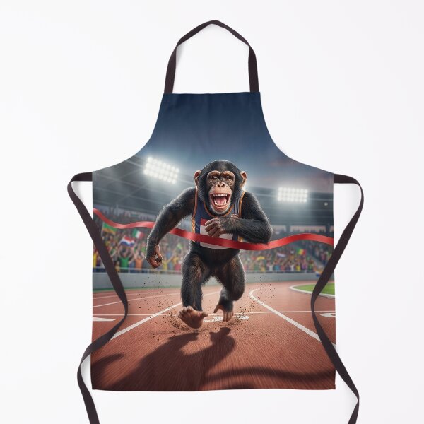 Item preview, Chimpanzee Breaks the Victory Tape designed and sold by Tridentulus.