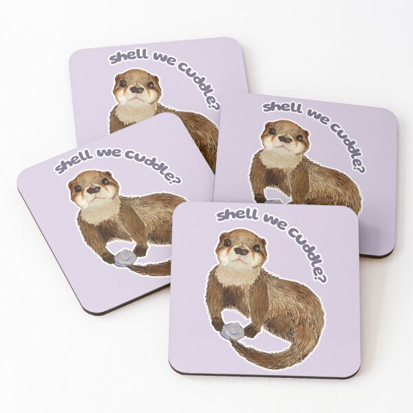 Item preview, Kelpie the Otter wants a Cuddle designed and sold by Blackberries & Moss.