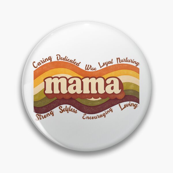 Item preview, Retro Mama Waves – Vintage Style designed and sold by LuveraxArt.