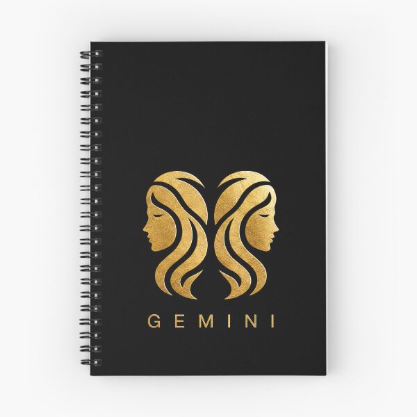 Item preview, GEMINI zodiac sign golden style designed and sold by CMYKStudio.