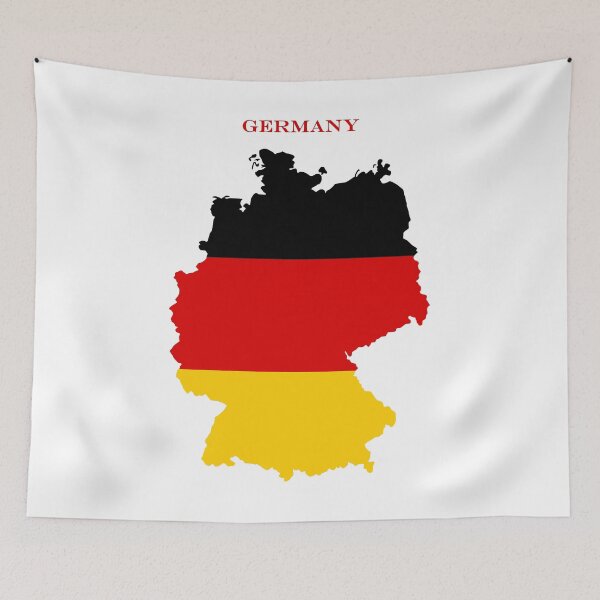 Item preview, Germany Map Flag Silhouette Europe Travel Pride Gift designed and sold by NTGUILTY.