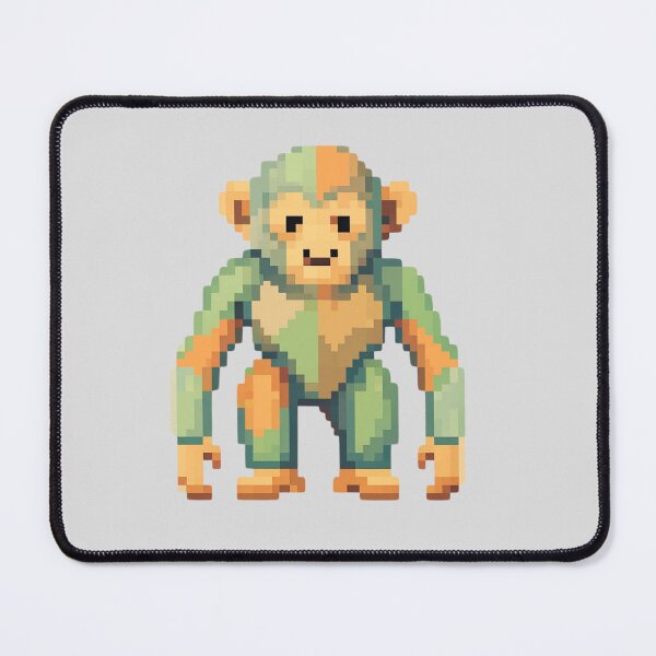 Item preview, Retro Pixel Art Monkey – Gamer Sticker for Vintage Fans designed and sold by bsbd-action.