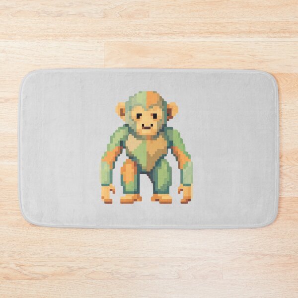 Item preview, Retro Pixel Art Monkey – Gamer Sticker for Vintage Fans designed and sold by bsbd-action.