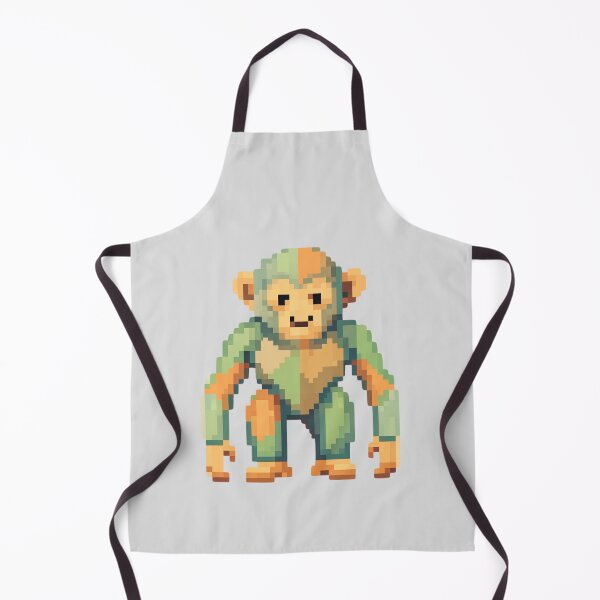 Item preview, Retro Pixel Art Monkey – Gamer Sticker for Vintage Fans designed and sold by bsbd-action.
