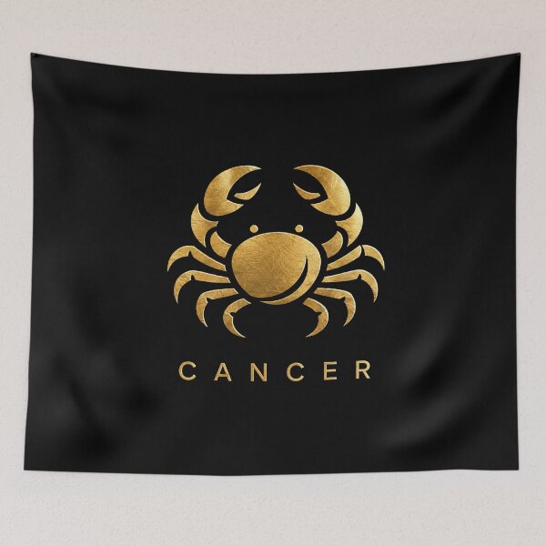 Item preview, Cancer zodiac sign t-shirt golden style designed and sold by CMYKStudio.