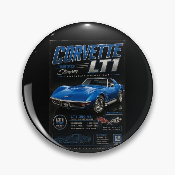 Item preview, 1970 Corvette LT1 Small Block High-Revving Classic Sports Car Vintage Art designed and sold by TheArtOfCar.