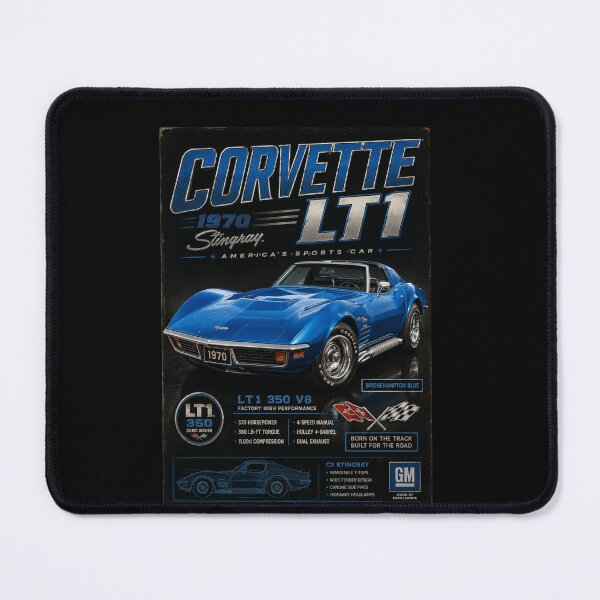 Item preview, 1970 Corvette LT1 Small Block High-Revving Classic Sports Car Vintage Art designed and sold by TheArtOfCar.