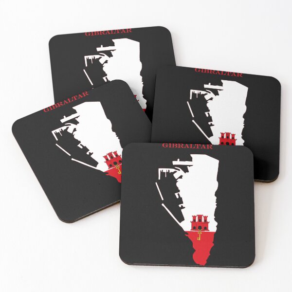 Item preview, Gibraltar Map Flag Silhouette Europe Travel Pride Gift designed and sold by NTGUILTY.