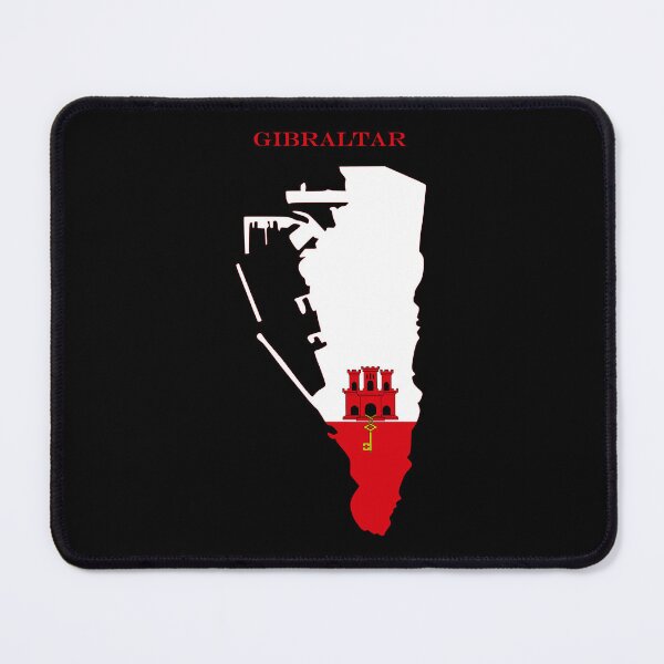 Item preview, Gibraltar Map Flag Silhouette Europe Travel Pride Gift designed and sold by NTGUILTY.