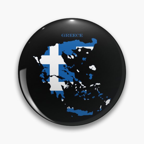 Item preview, Greece Map Flag Silhouette Europe Travel Pride Gift designed and sold by NTGUILTY.