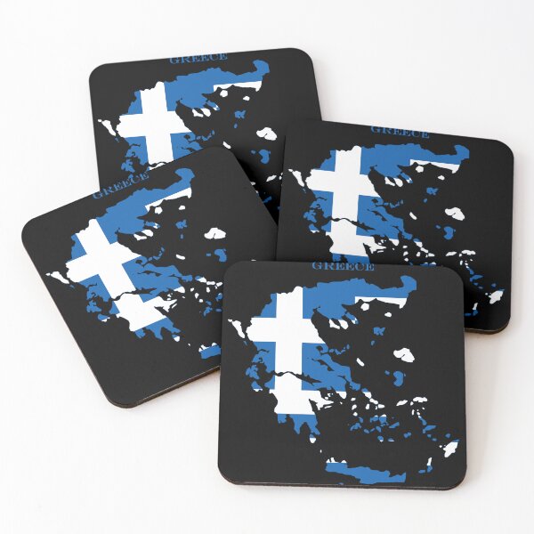 Item preview, Greece Map Flag Silhouette Europe Travel Pride Gift designed and sold by NTGUILTY.