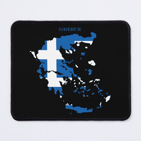 Item preview, Greece Map Flag Silhouette Europe Travel Pride Gift designed and sold by NTGUILTY.