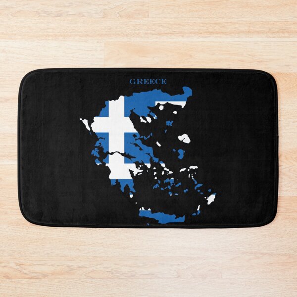 Item preview, Greece Map Flag Silhouette Europe Travel Pride Gift designed and sold by NTGUILTY.