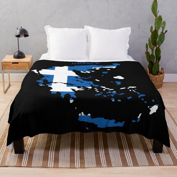 Item preview, Greece Map Flag Silhouette Europe Travel Pride Gift designed and sold by NTGUILTY.