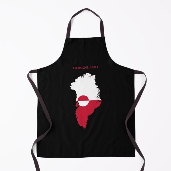 Item preview, Greenland Map Flag Silhouette Arctic Travel Pride Gift designed and sold by NTGUILTY.