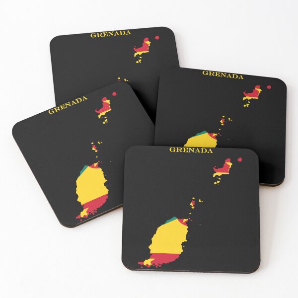 Item preview, Grenada Map Flag Silhouette Caribbean Travel Pride Gift designed and sold by NTGUILTY.
